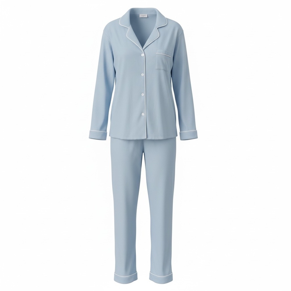 Women's Light Blue Pajama Set
